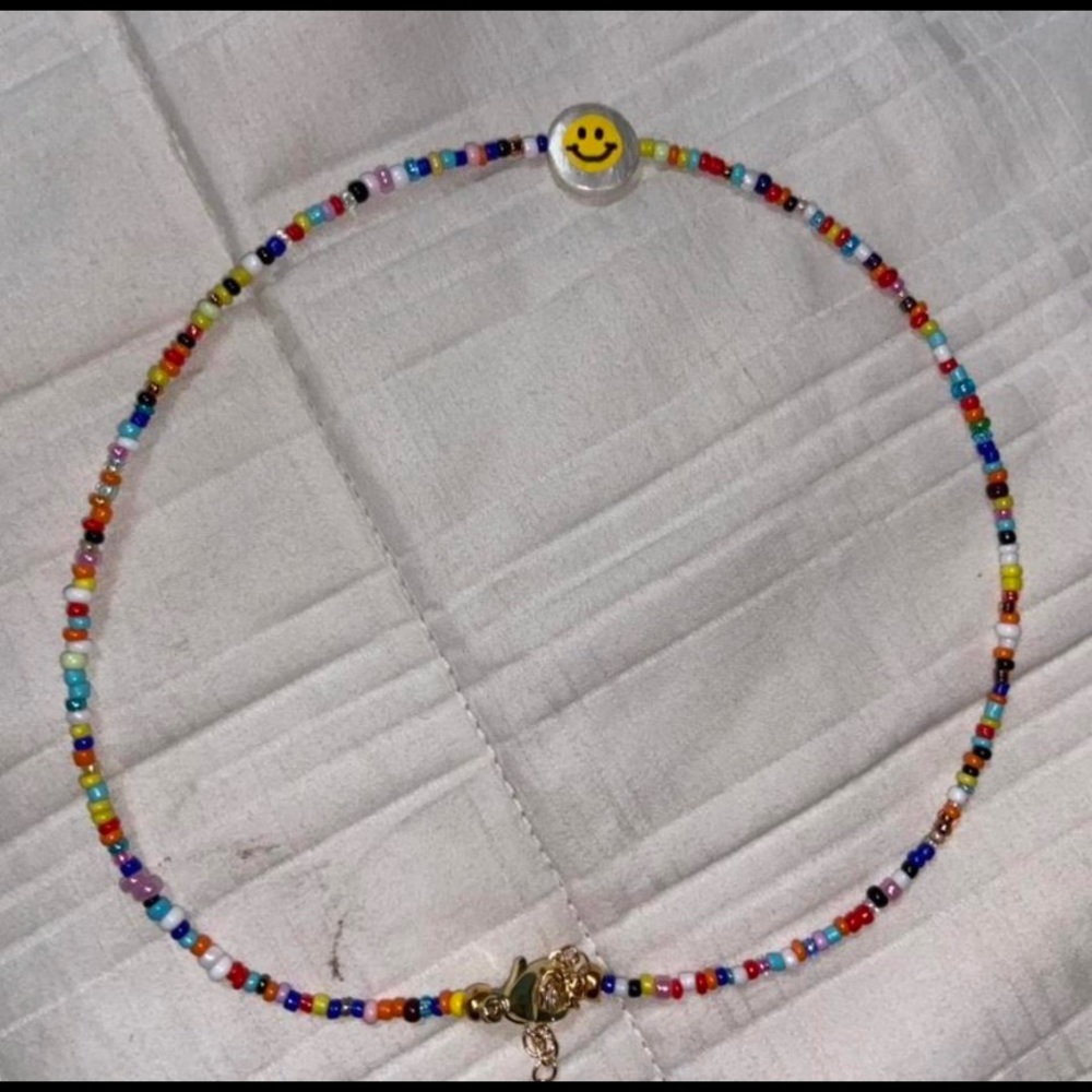 smiley face necklace